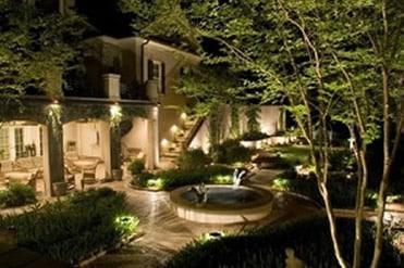 Andys Sprinkler Drainage Systems also installs and repairs in Keller Texas outdoor LED low voltage landscape lighting to provide security and beauty of homes and businesses