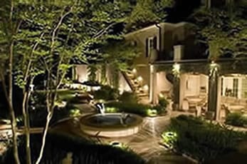 Andys Sprinkler Drainage Systems also installs and repairs in Flower Mound Texas outdoor LED low voltage landscape lighting to provide security and beauty of residential and commercial
